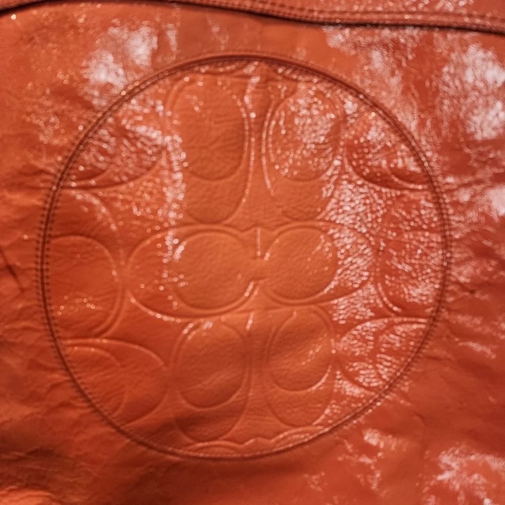 COACH LAURA PATENT  Leather Tote Bag